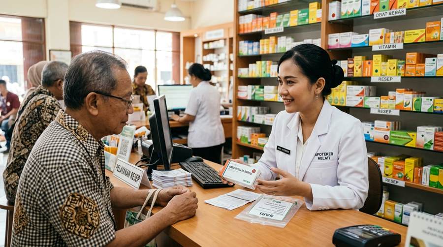 Pelayanan Informasi Obat dan Edukasi Resep kepada Pasien di Apotek Komunitas