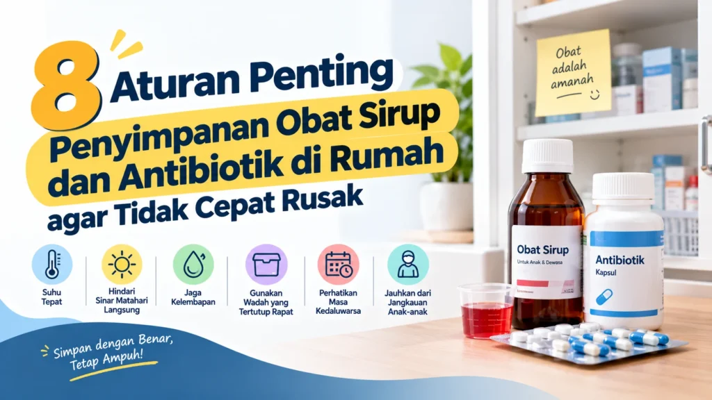 aturan penyimpanan obat di rumah