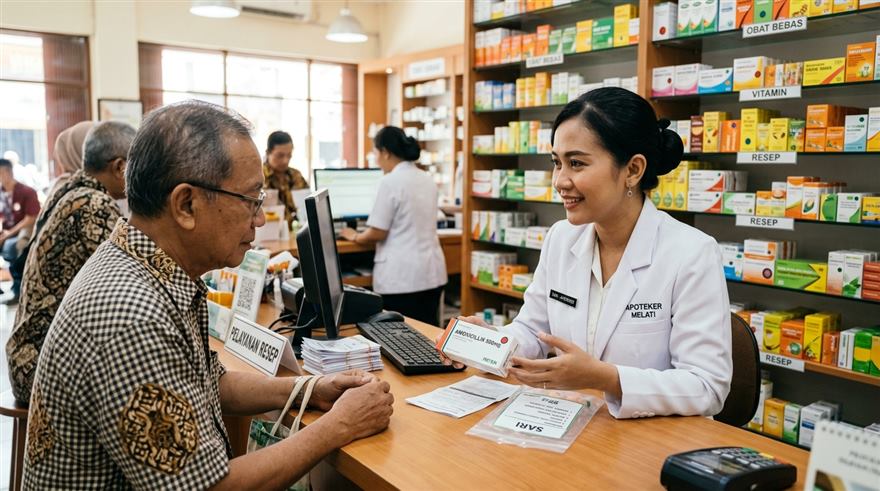 Pelayanan informasi obat dan konseling swamedikasi oleh tenaga teknis kefarmasian di apotek komunitas